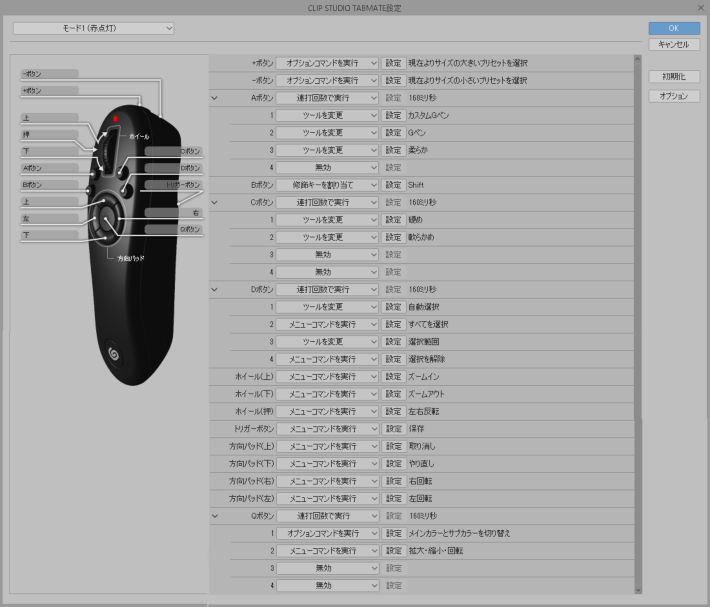 Clip Studio Tabmateの設定ファイルについて きゃんばすクラスタ